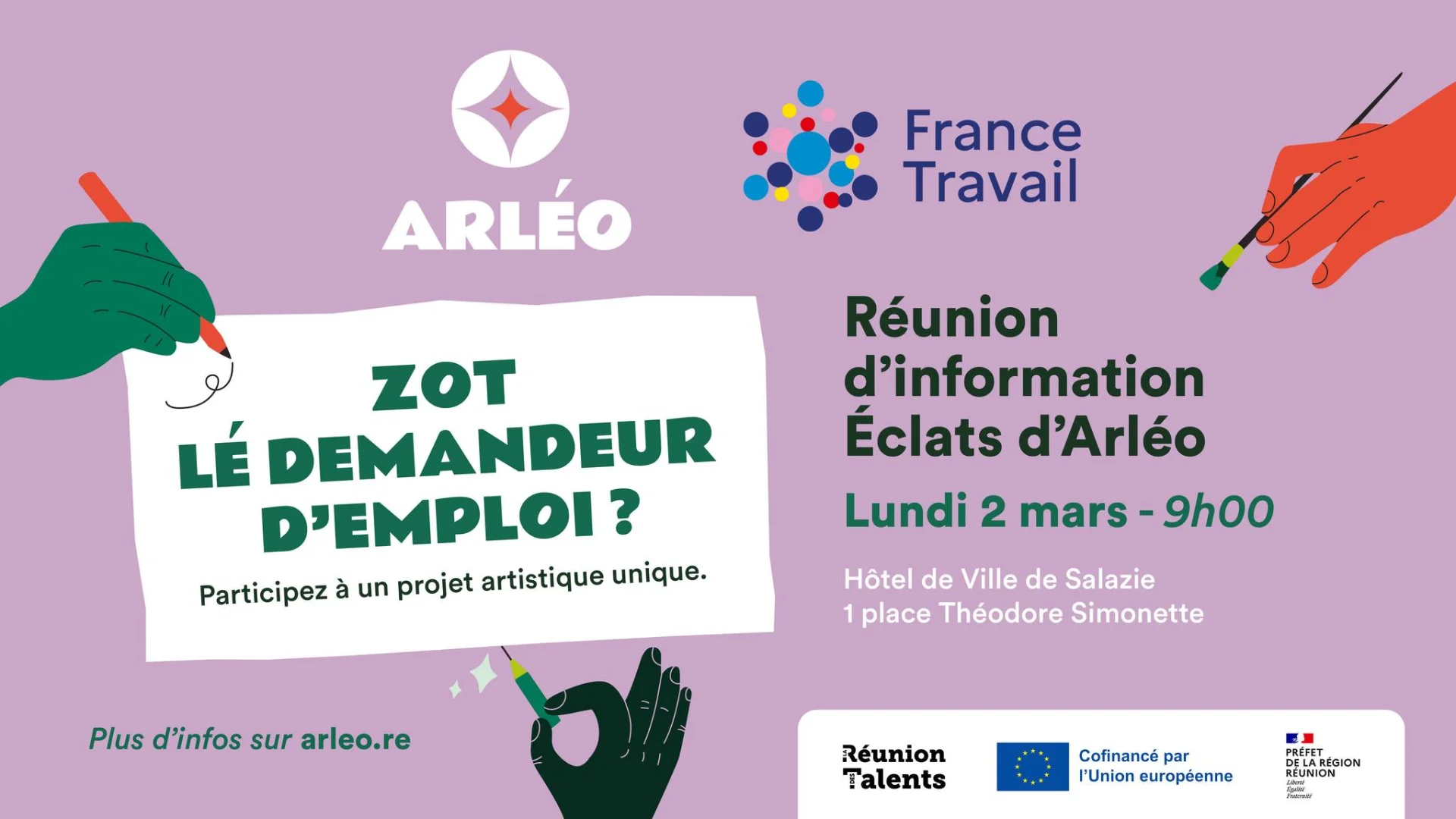Réunion d’information - Éclats d’Arléo