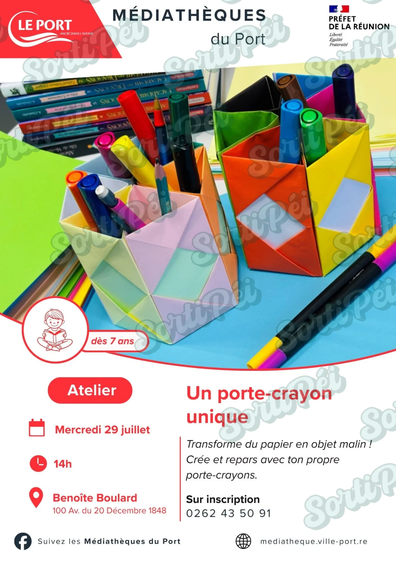 Atelier enfants - Porte-crayons en papier