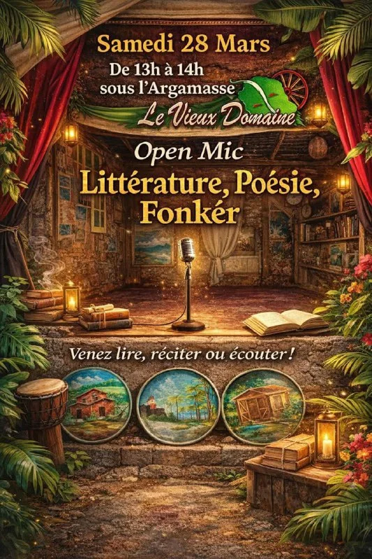 Open mic - Littérature, poésie, fonkèr