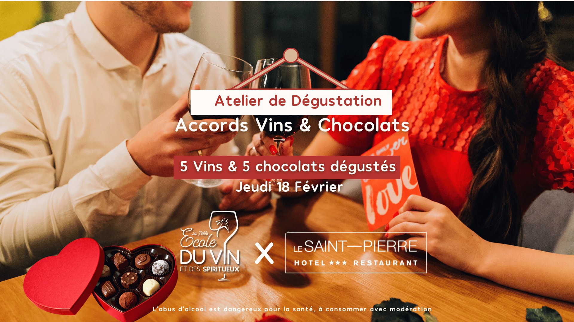 Atelier dégustation - Accord vins et chocolats