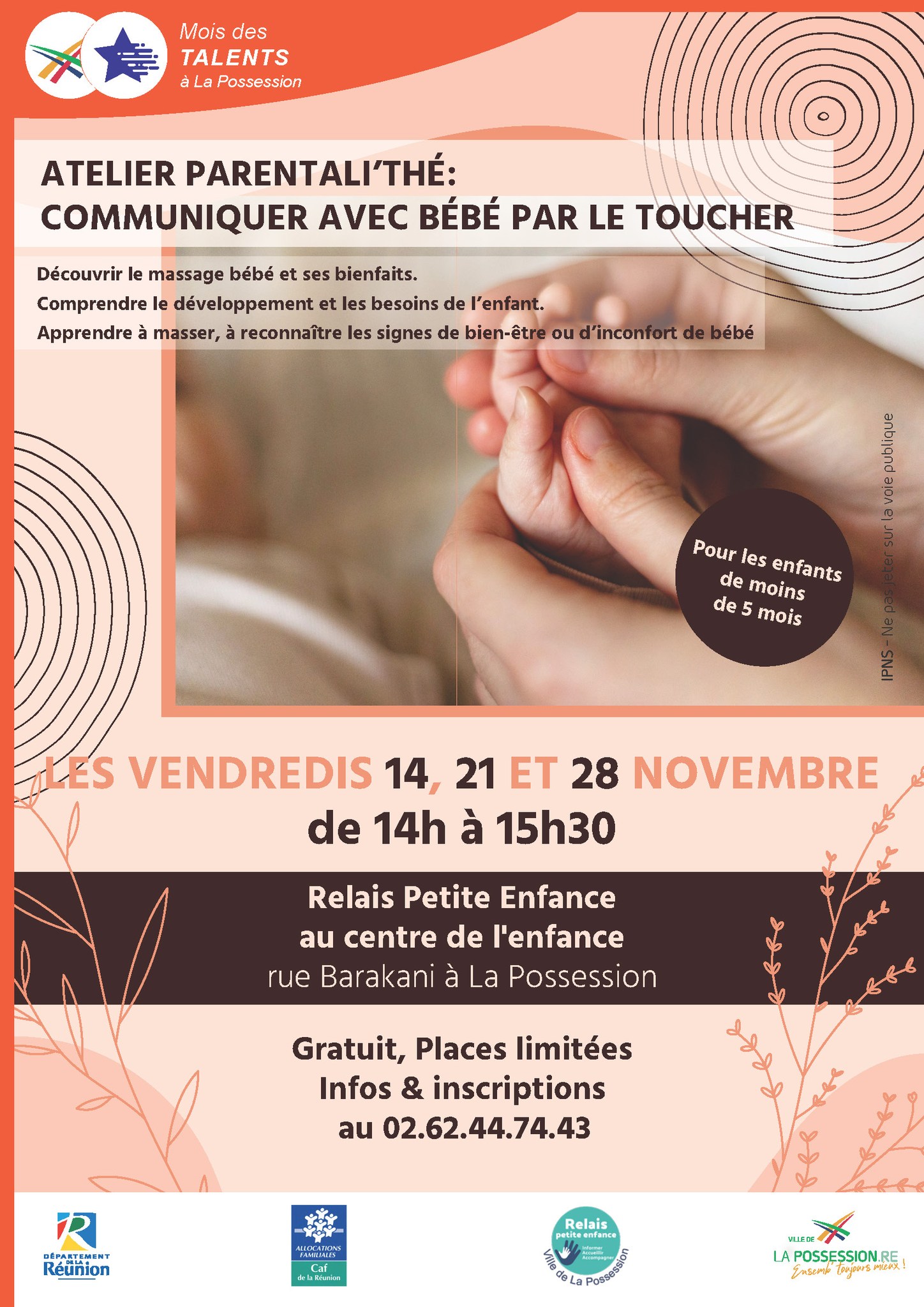 Atelier - Communiquer avec bébé par le toucher