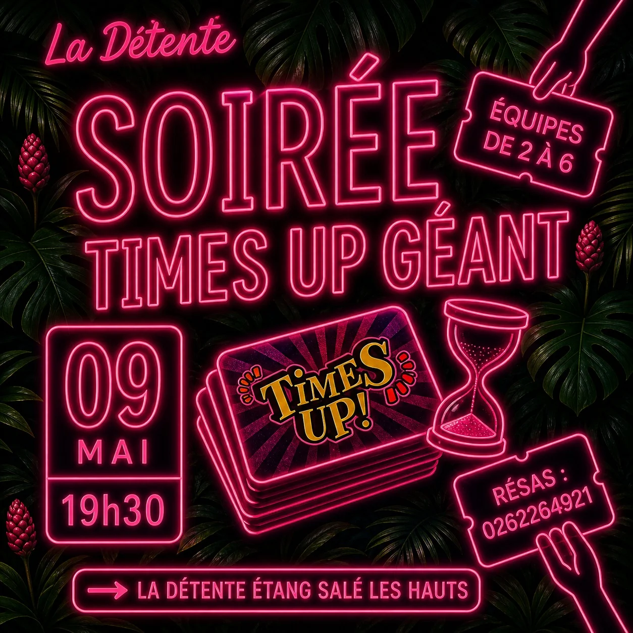 Soirée jeux - Times Up géant