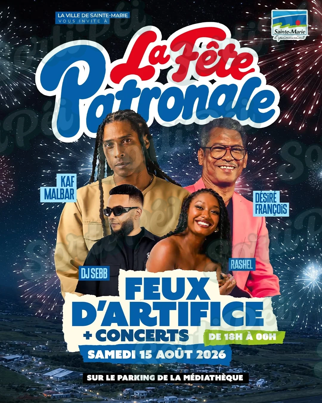 Concert et feux d'artifice - Fête patronale