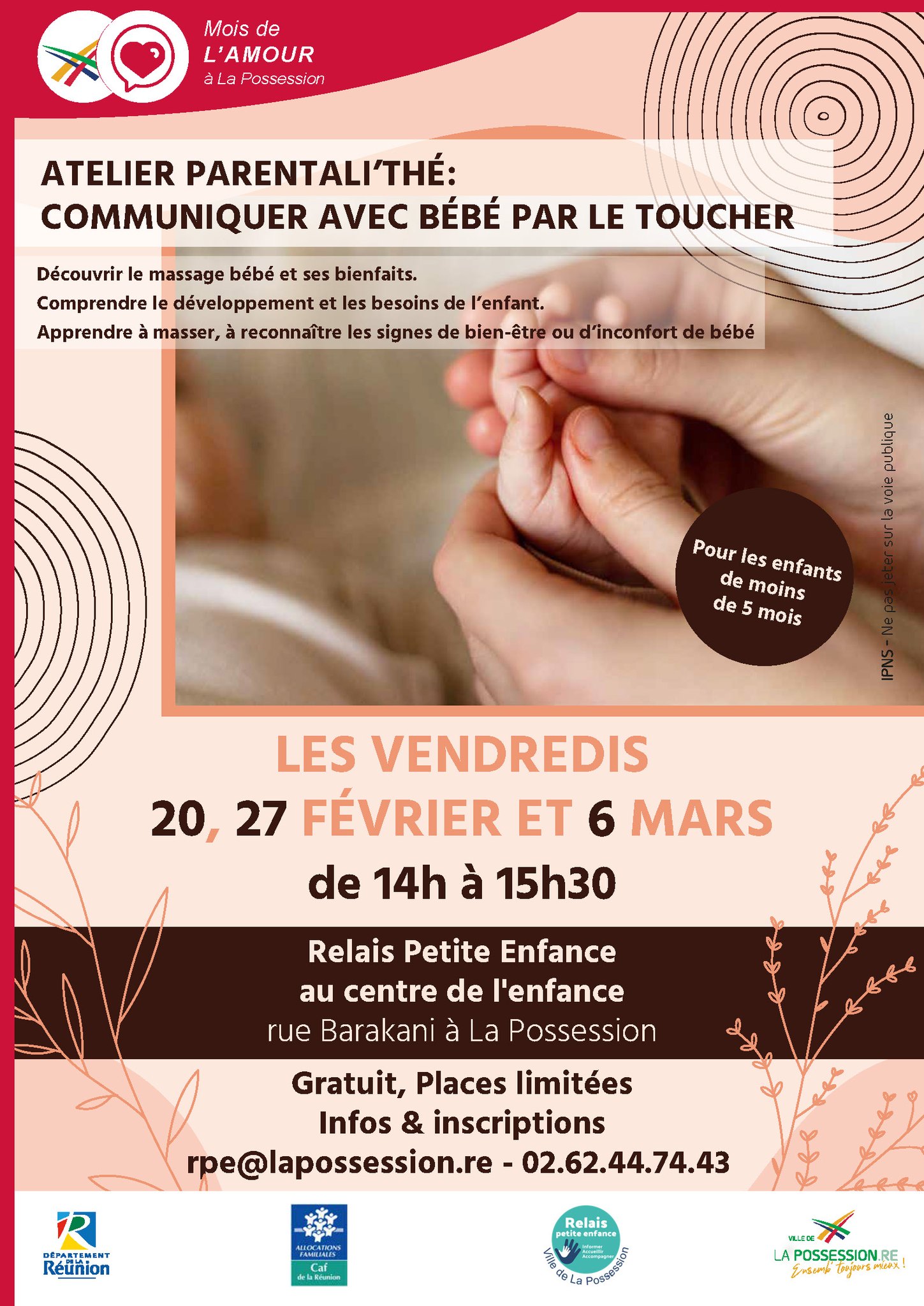 Atelier - Communiquer avec bébé par le toucher