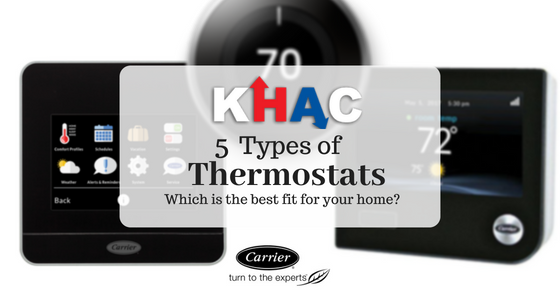 5 Types of Thermostats- Which is the best fit for your home?