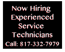 Now Hiring Experienced Service Technicians