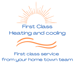 First Class Heating and Cooling Logo