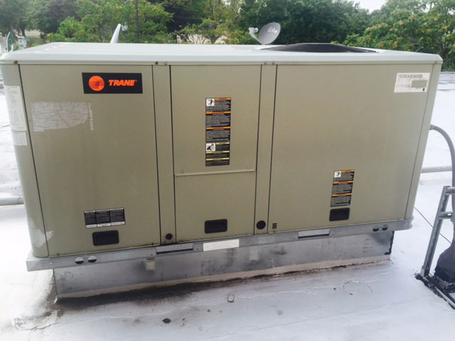 Trane Commercial Rooftop Installation