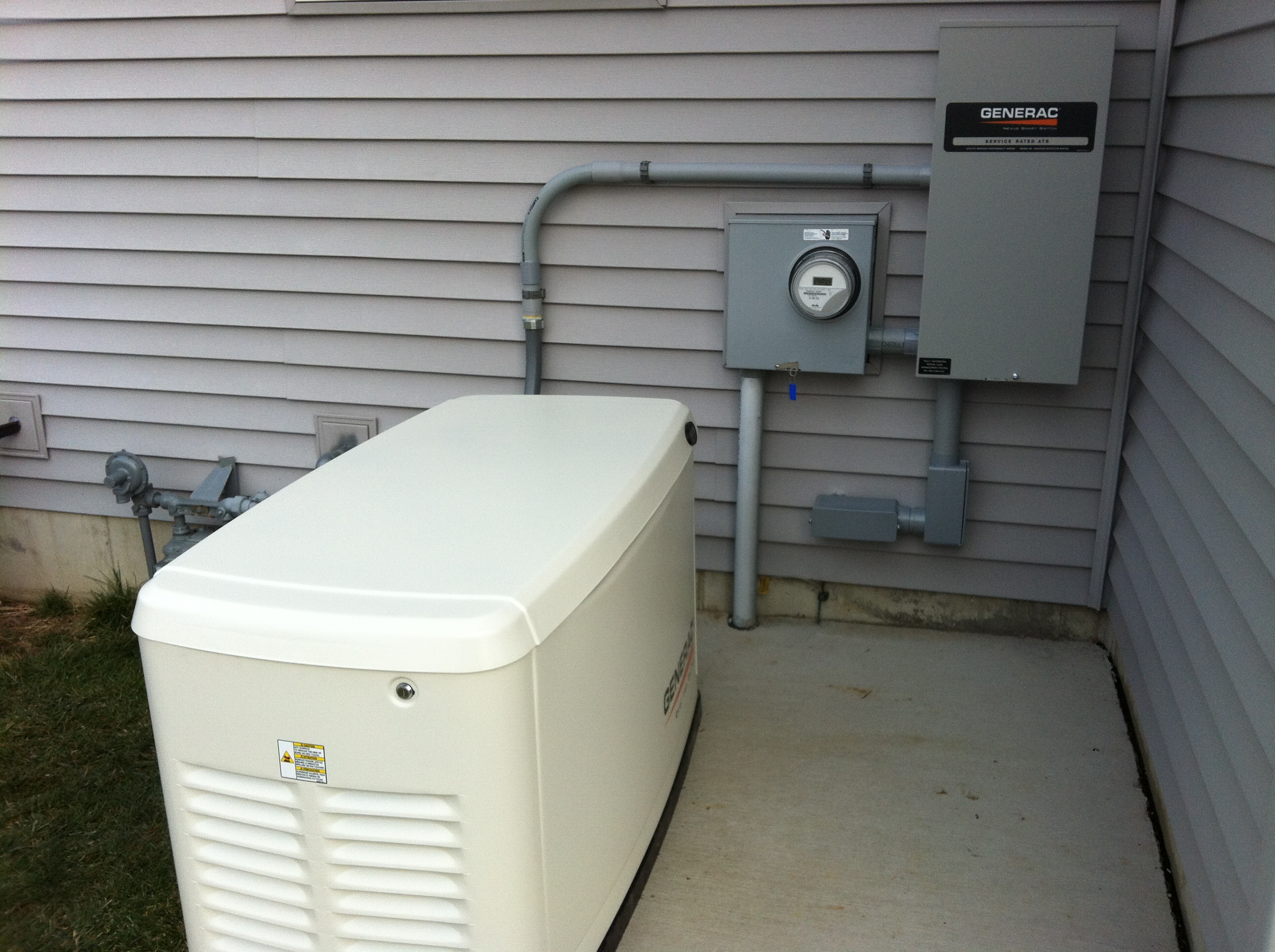 backup generator for home installation cost