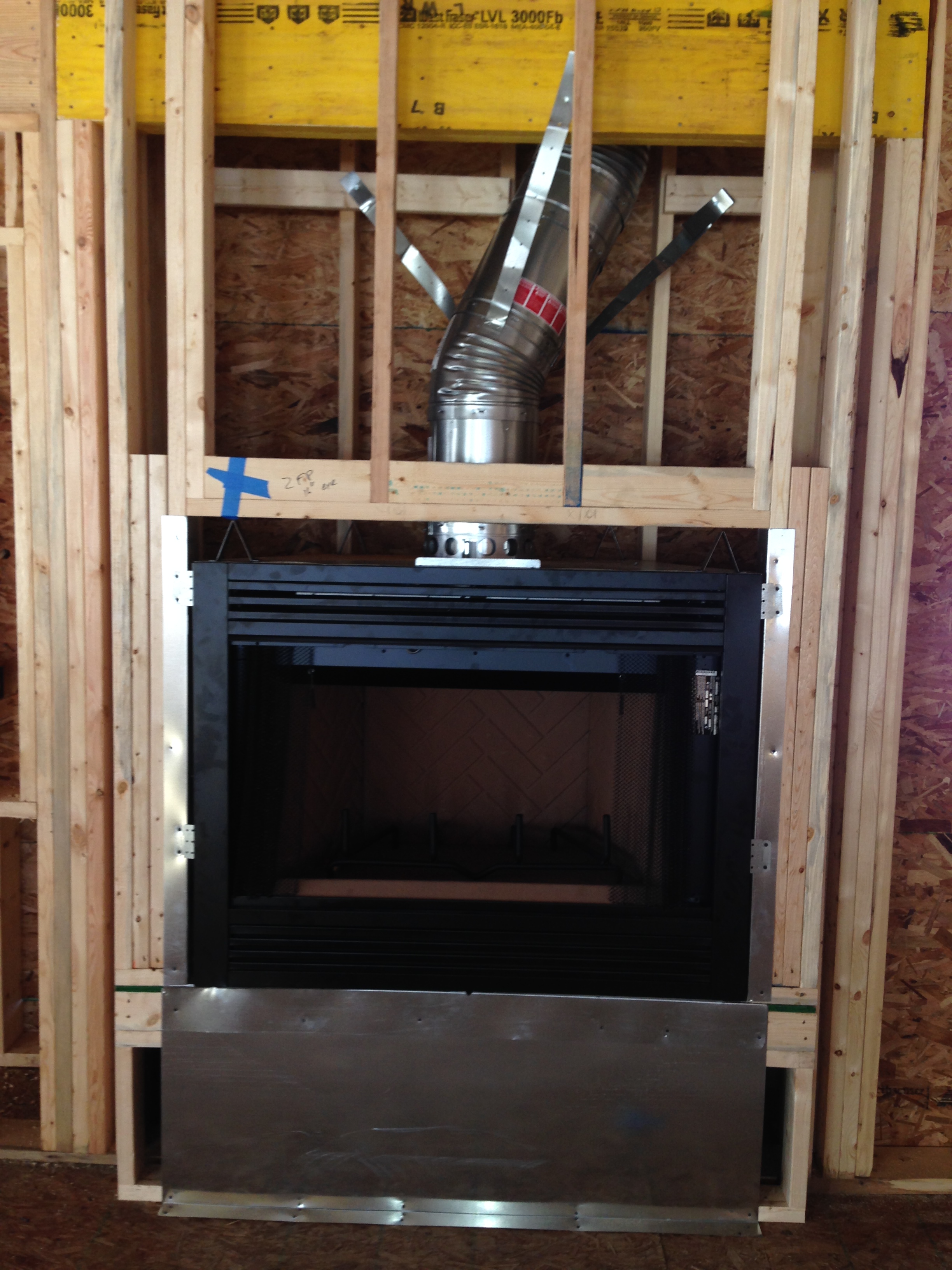 fireplace installation construction