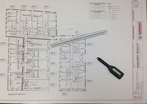 Blueprint of Design Build Project