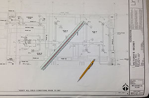 Blueprint of Commercial Project