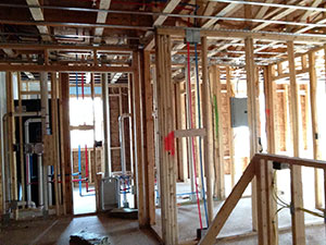 Rough Plumbing Stage of Construction Project