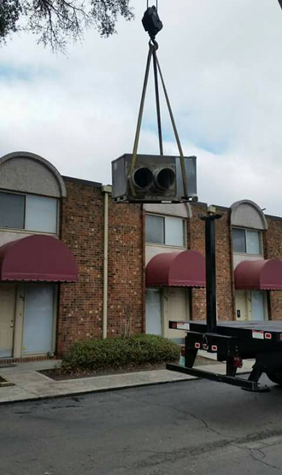 Rooftop Replacement Lift