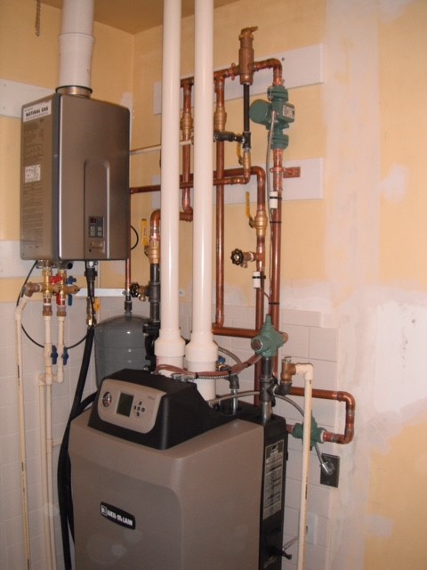 Weil McLain Ultra gas boiler with Tankless Water Heater