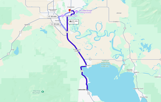 Driving Directions to Dealer Business From