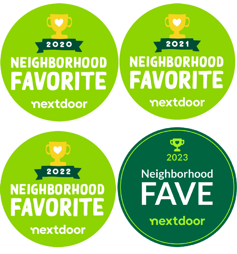 Nextdoor 2020, 2021, 2022 & 2023 Neighborhood Favorite