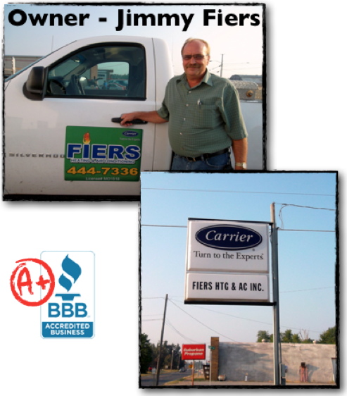 owner and company sign and BBB logo