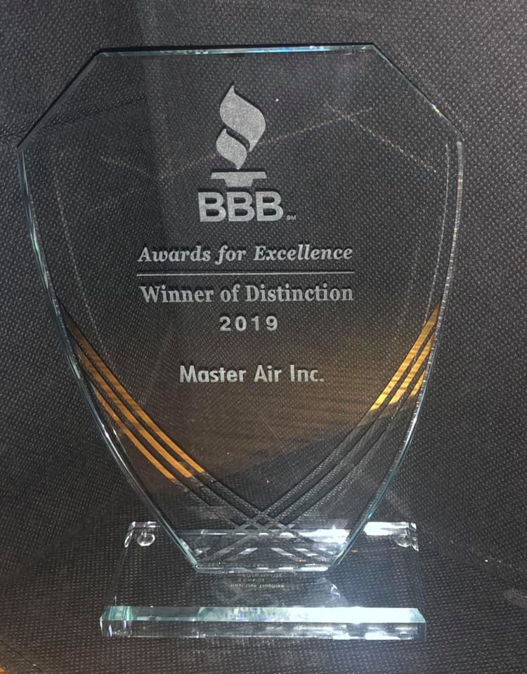 BBB Awards for Excellence Winner of Distinction for 2014, 2015, 2016, 2017 and 2019