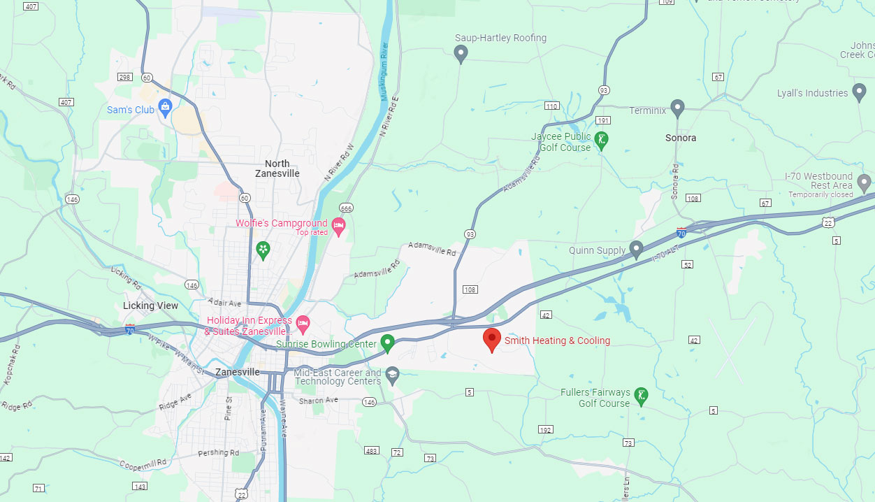 Location of Smith Heating And Cooling