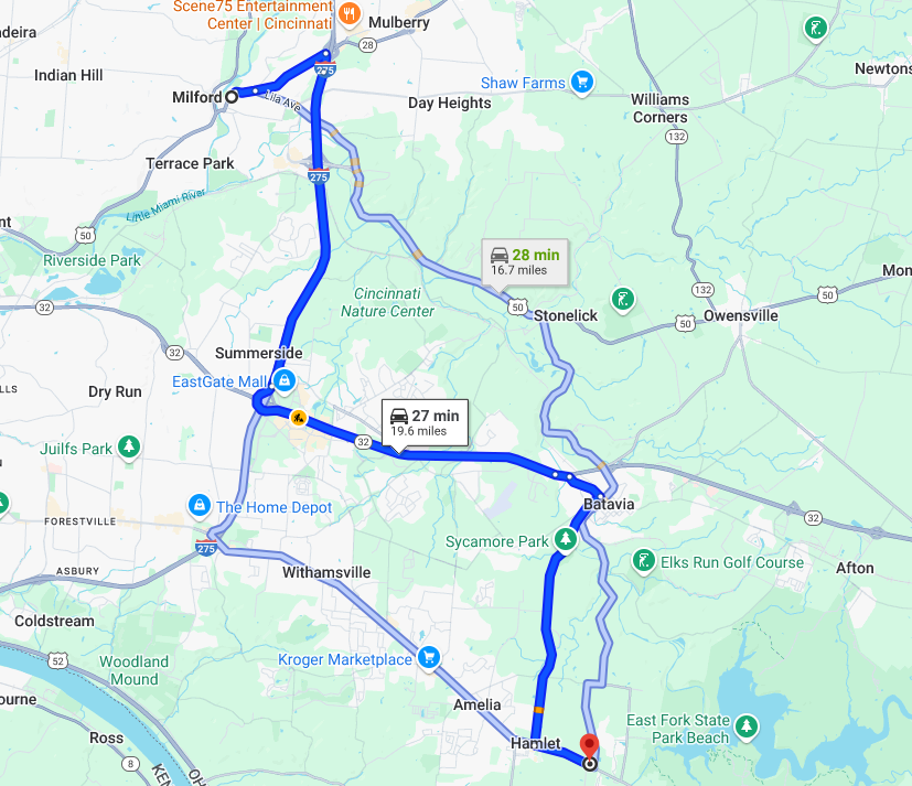 Driving Directions to Dealer Business From