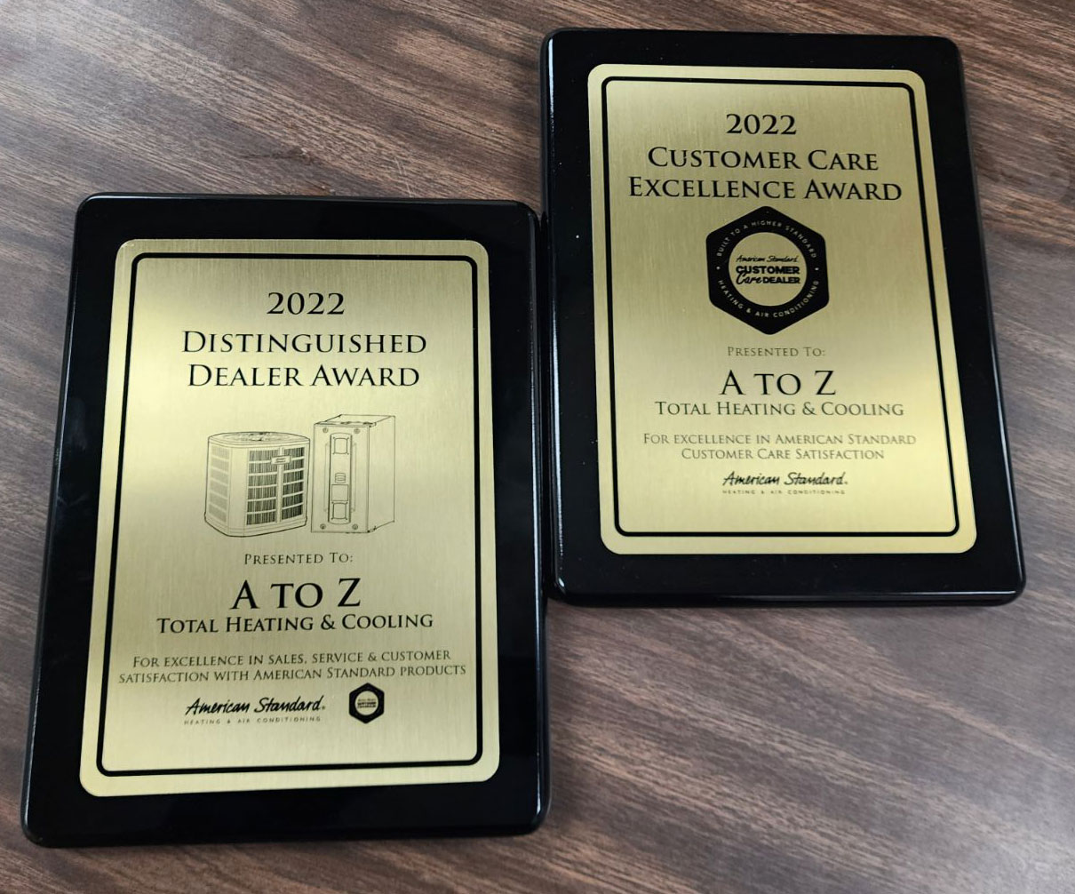 American Standard Distinguished Dealer and Customer Care Awards 2016 - 2022