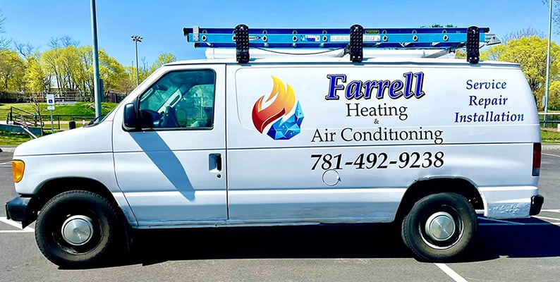 Farrell Heating & AC LLC company truck