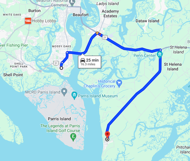 Location of Seaside Heating and Air Conditioning 