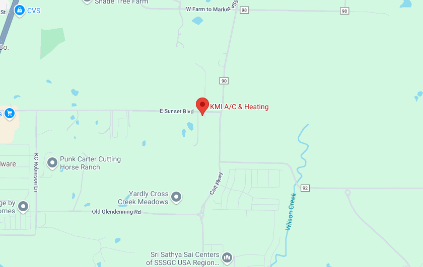 Location of KMI A/C and Heating