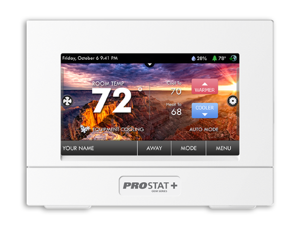 Residential TouchScreen Programmable Thermostat.