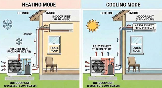 How ductless mini-split systems work