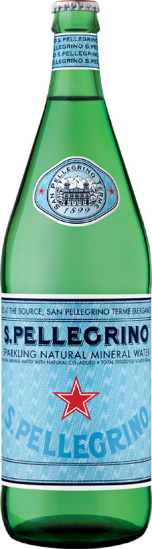 San Pellegrino - Eau minérale gazeuse d'Italie en bouteille verre - San  Pellegrino