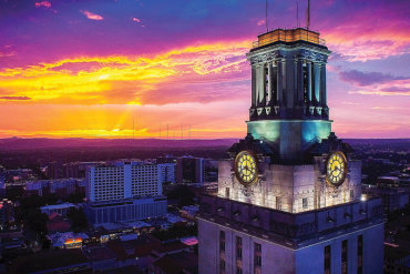 UT Tower at Sunset | DHills Photography