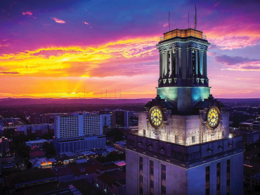 UT Tower at Sunset | DHills Photography