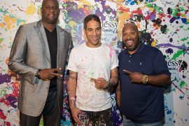 Celebrities at Hennessy JonOne Party