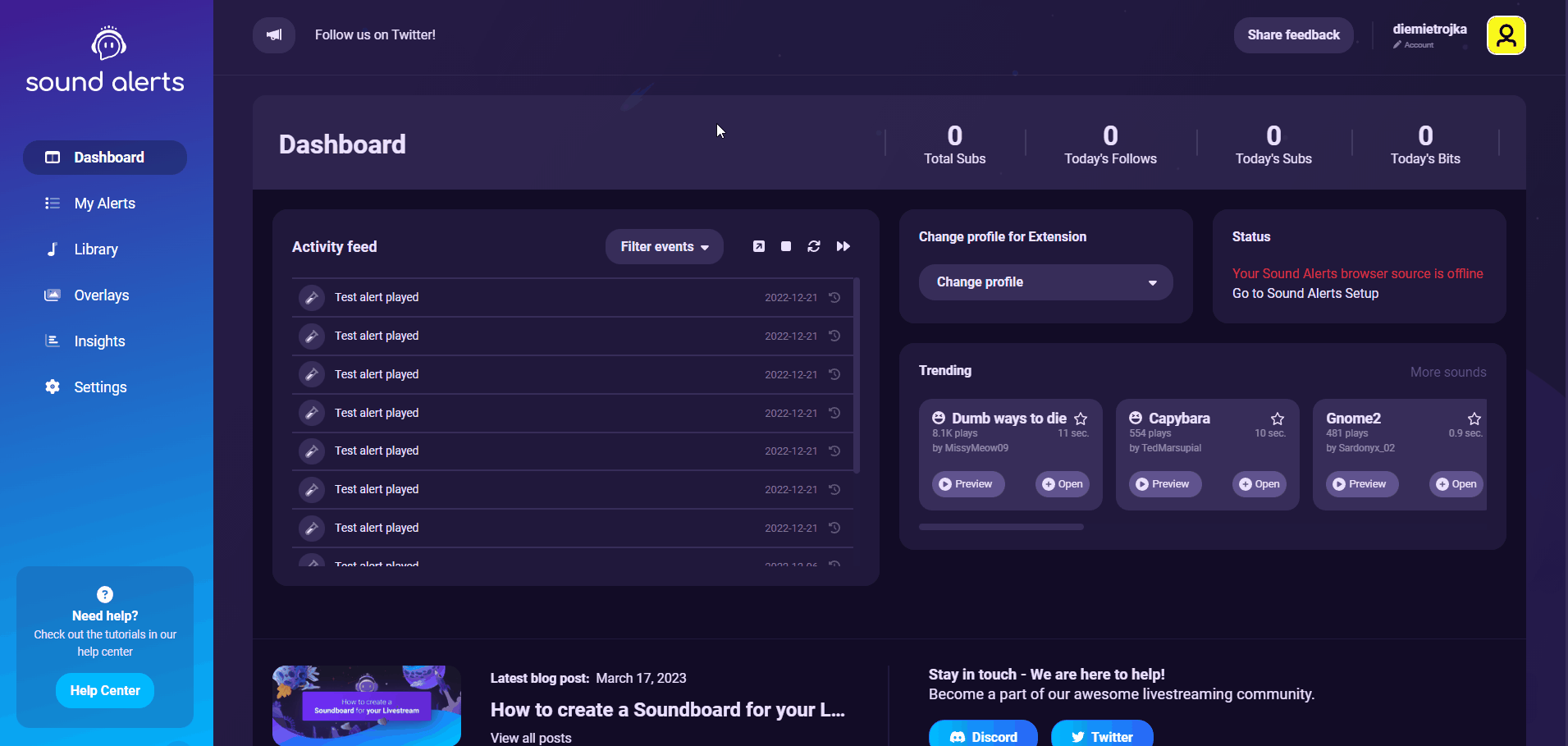 Chat Box Widget - Sound Alerts Help