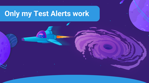 Test Alert works, other sounds not