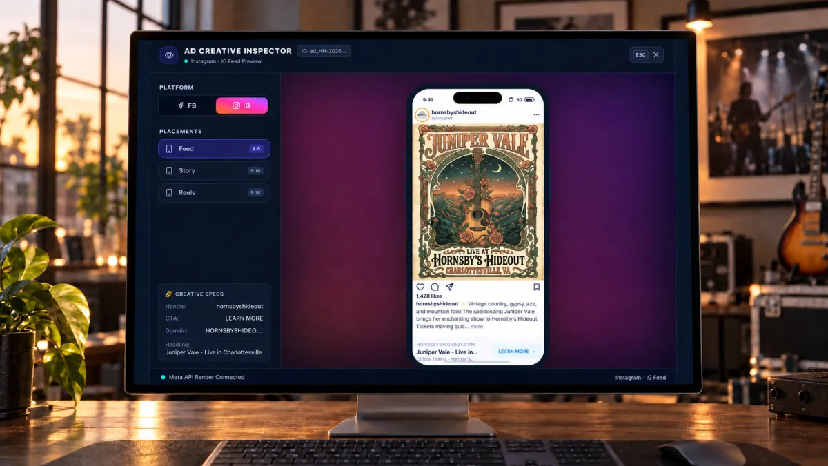 Visual Ad Previewer & Creative Intelligence
