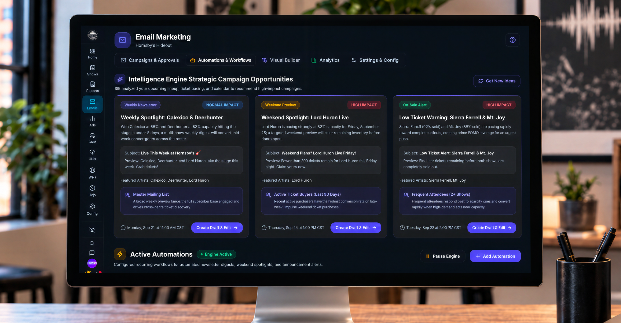 Email Builder with Native Shopify Merch