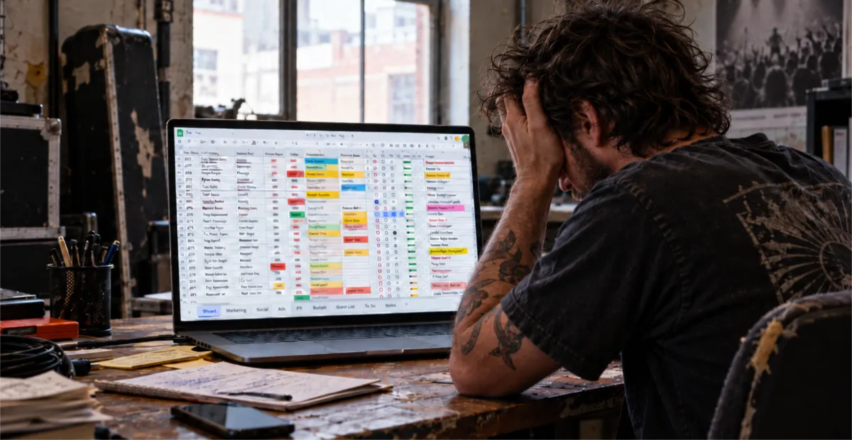 Fragmented ticketing portals and spreadsheets