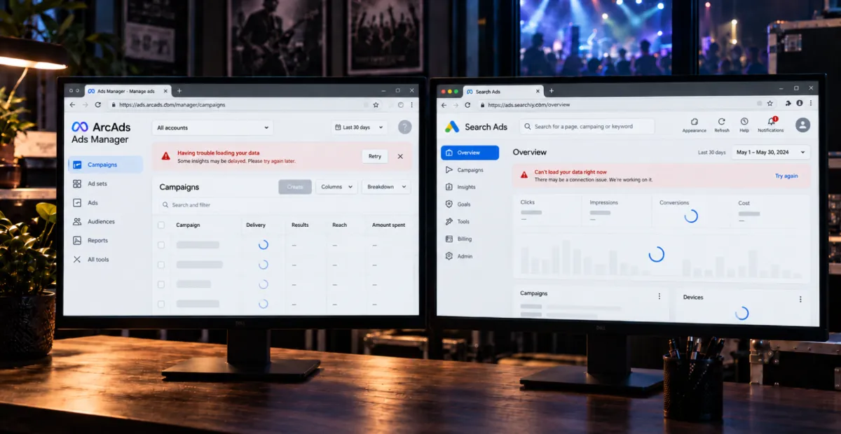 Broken browser ad tracking
