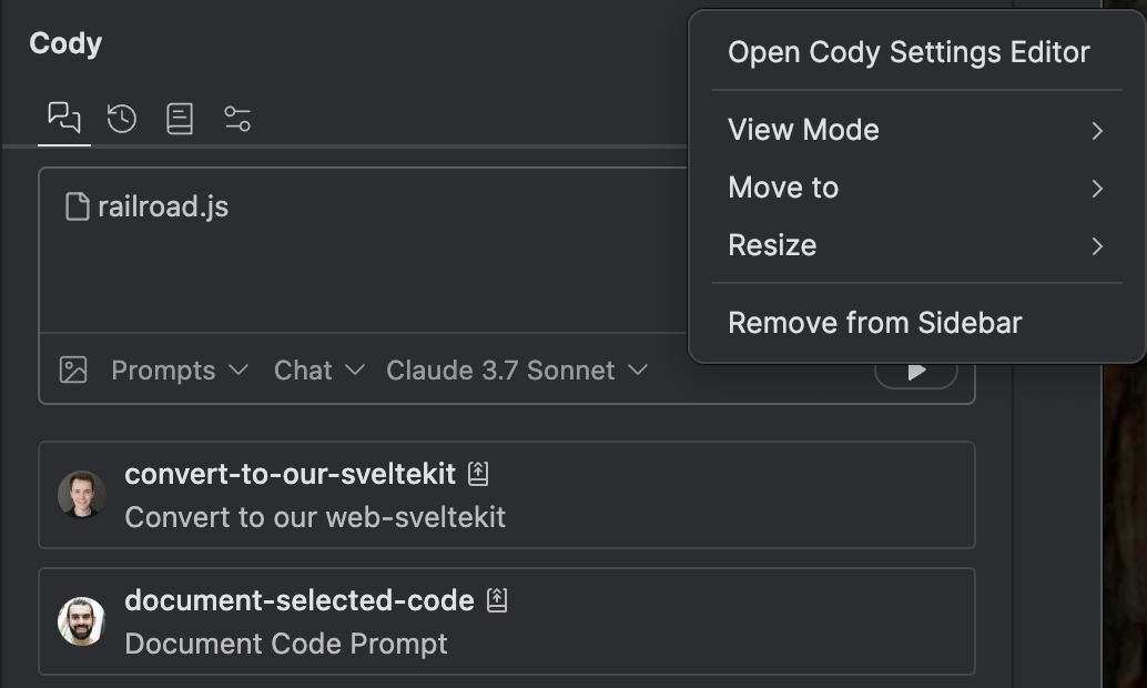 JetBrains-Cody-Settings-Editor