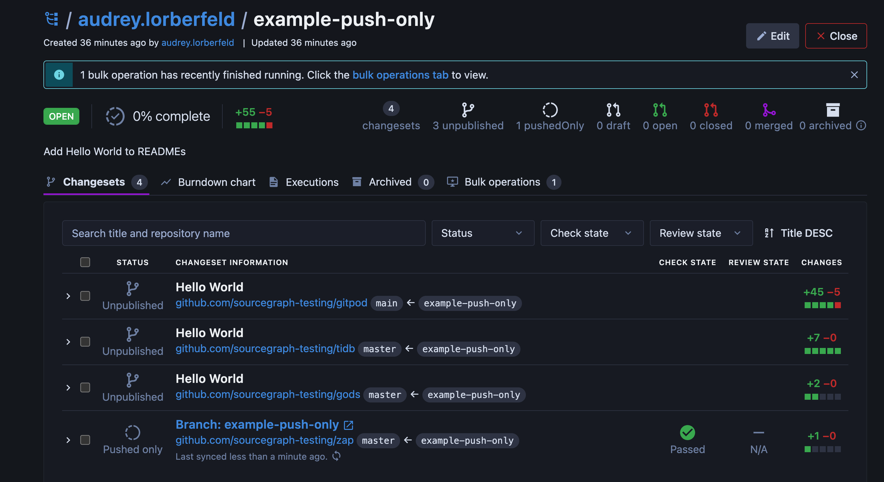 push-only-changesets-executed