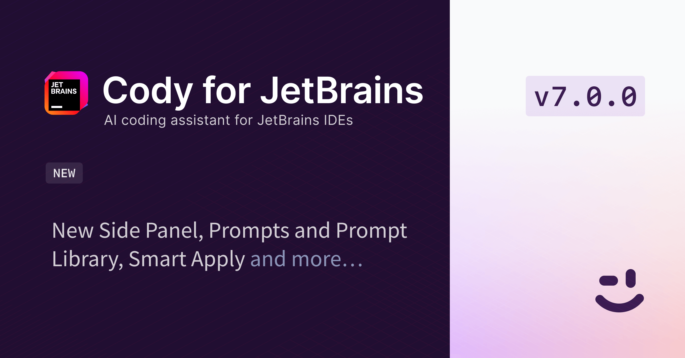 Cody for JetBrains v7.0.0 now available