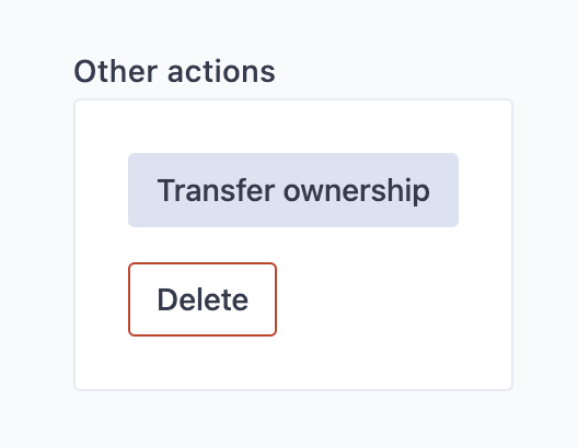 Transfer ownership of a prompt