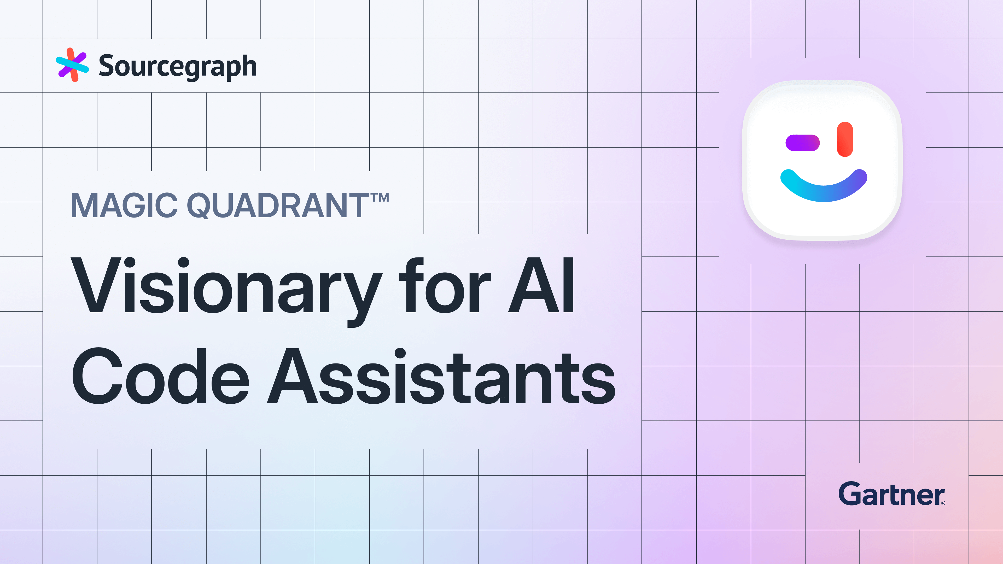 Sourcegraph is a Visionary in the first Gartner® Magic Quadrant™ for AI Code Assistants