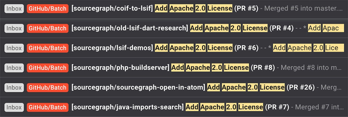 Publish changesets