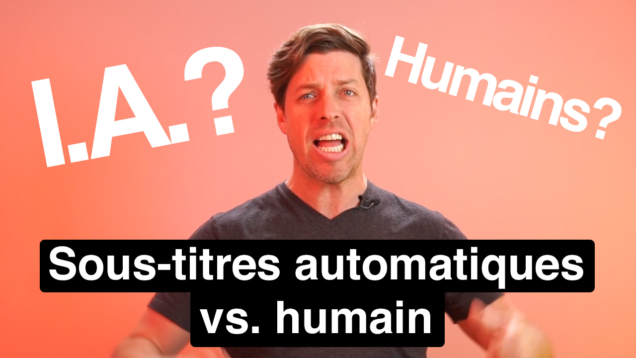 Intelligence artificielle contre humains pour le sous-titrage