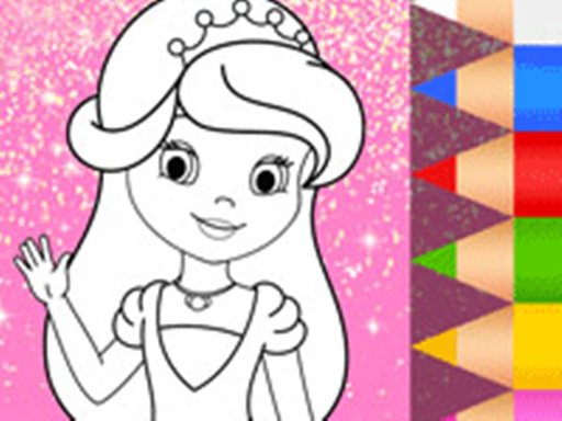 Princess Coloring Glitter - Art Game Profile Picture