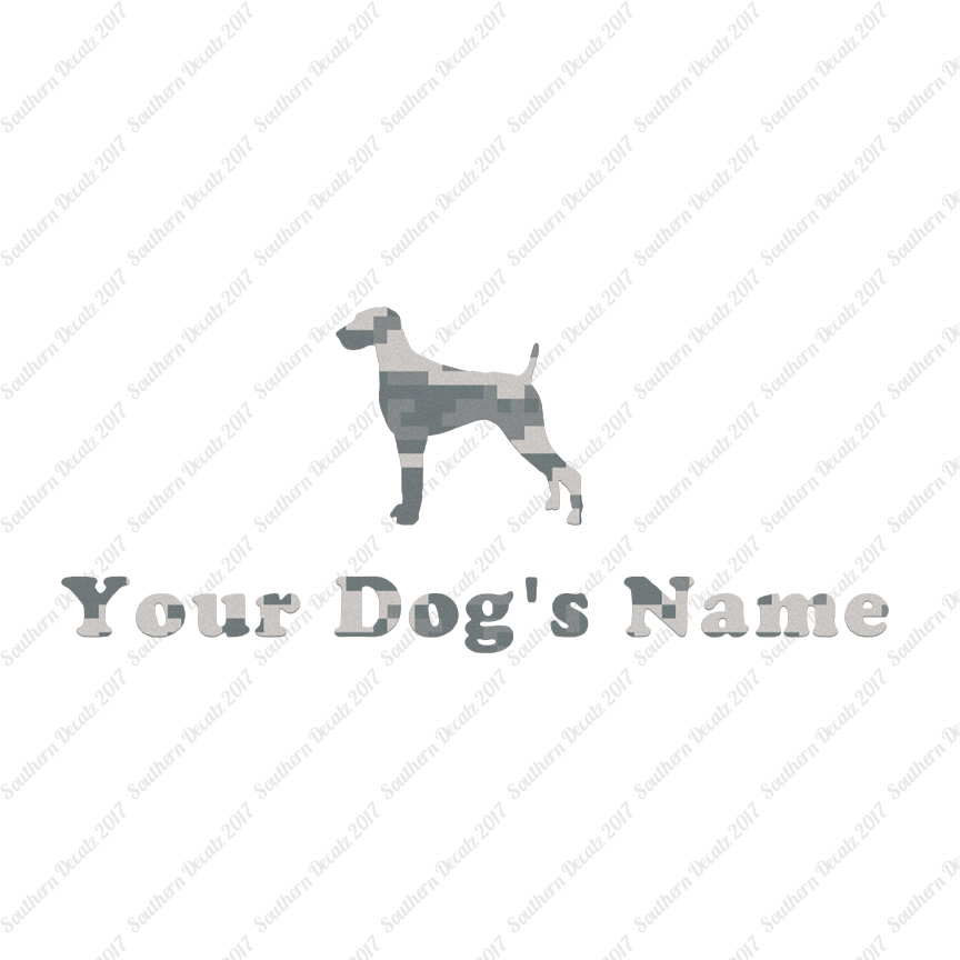 25 Printed Fills 6 Fonts Custom French Bulldog Dog Name Decal Sticker 
